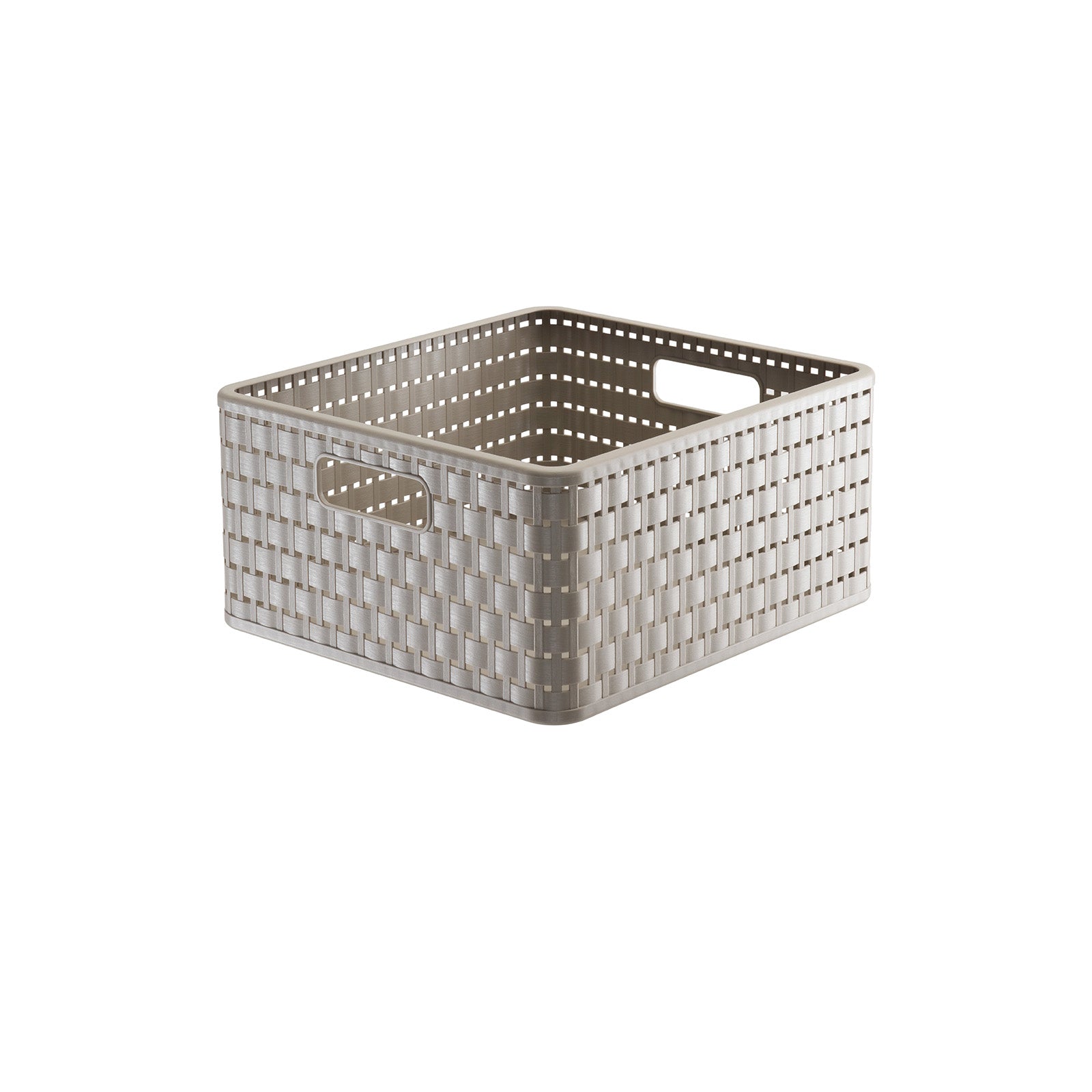 rotho-country-aufbewahrungskorb-14-l-anthrazit-rattan image 1