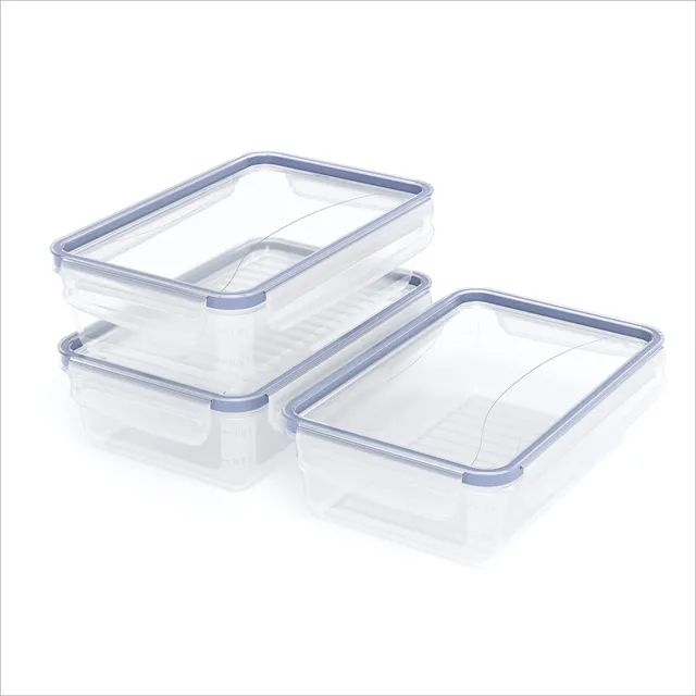 rotho-clic-lock-frischhaltedosen-set-3tlg-blau-luftdicht image 1