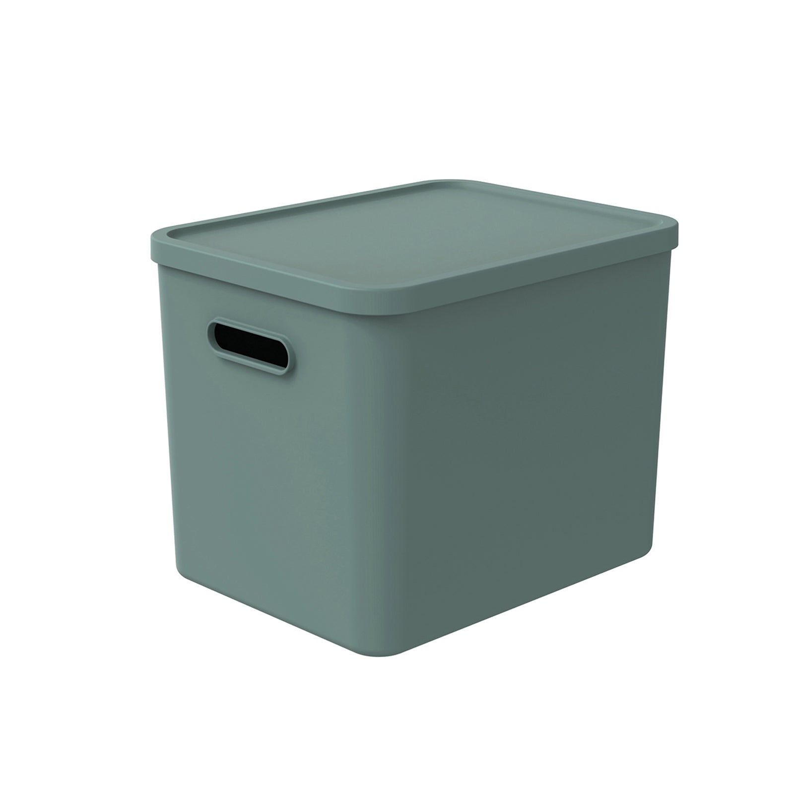 rotho-albula-aufbewahrungsbox-27l-anthrazit-recycelt image 2