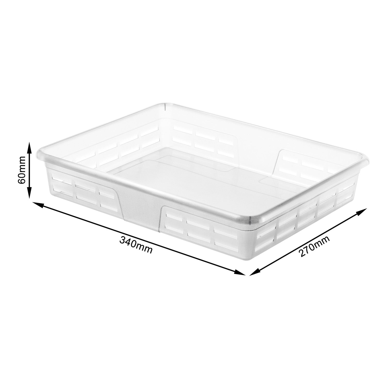rotho-graphix-formatk-rbchen-din-a4-ablagekorb-transparent-gitter image 2
