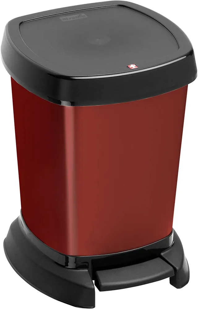 rotho-paso-kosmetikeimer-6l-silber-metallic-tretm-lleimer image 1