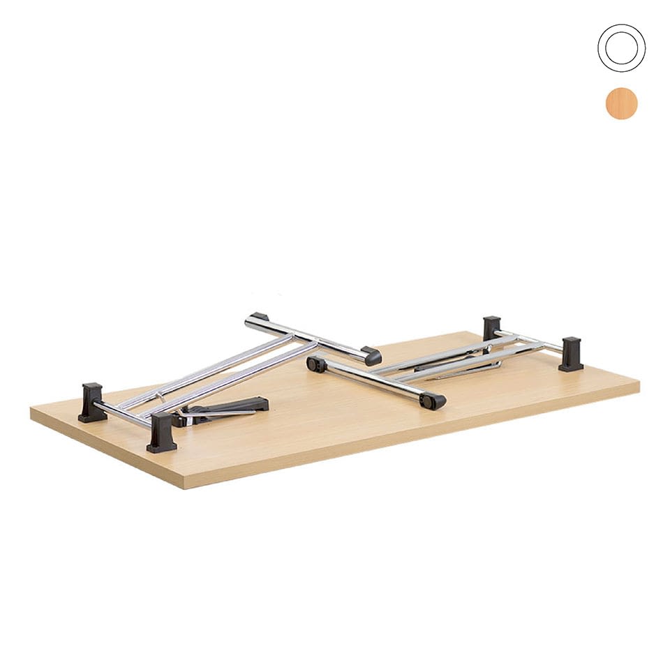 lento-klapptisch-schreibtisch-klappbar-chrom-160x80-cm image 2