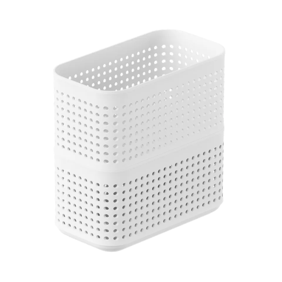 rotho-wop-kleiderschrank-organizer-2er-set-korb-xs-wei-bel-ftet image 1