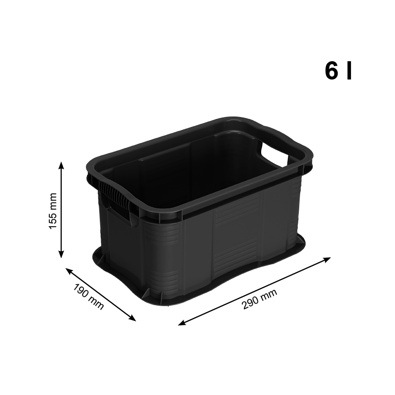 rotho-agilo-systembox-din-a5-6-l-transparent-stapelbar image 7