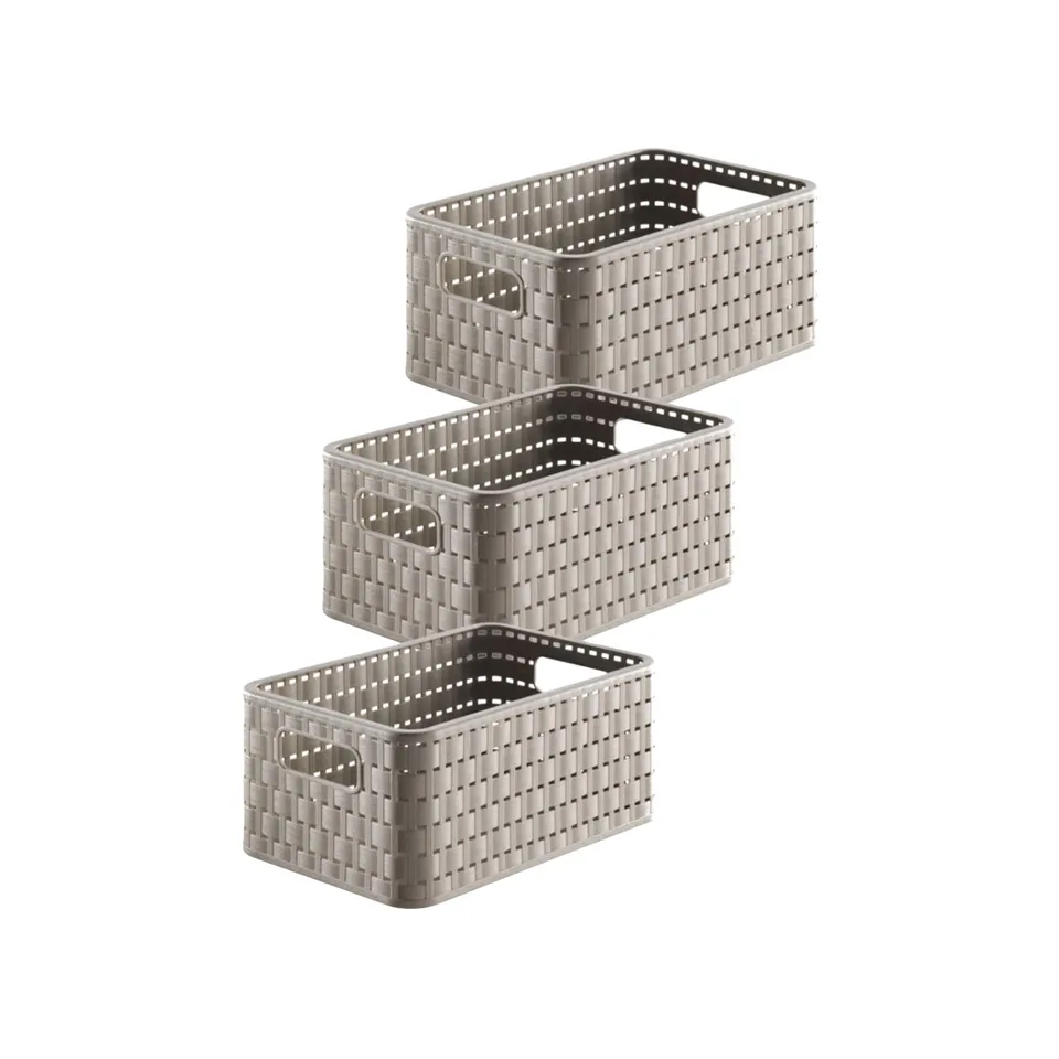 rotho-country-korb-din-a5-6-l-weiss-3er-set-rattan image 1