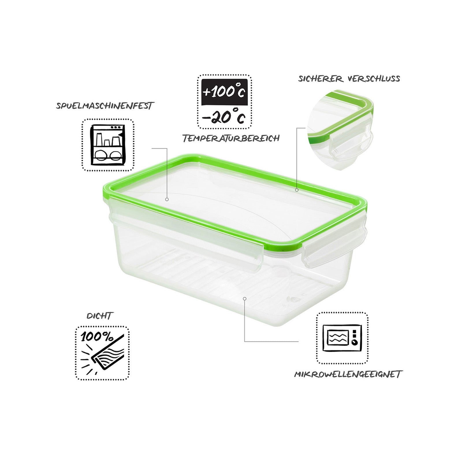 rotho-clic-lock-k-hlschrankdose-2-l-transparent-luftdicht image 5