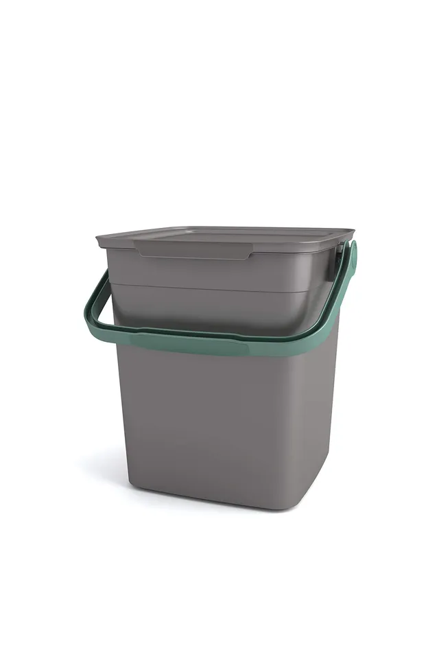 curver-smart-eco-line-komposteimer-9l-grau-gr-n-mit-deckel image 1