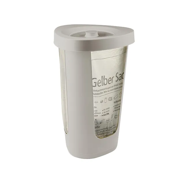 rotho-fabu-eco-m-llsackst-nder-50-l-mistletoe-gr-n-gelber-sack image 1