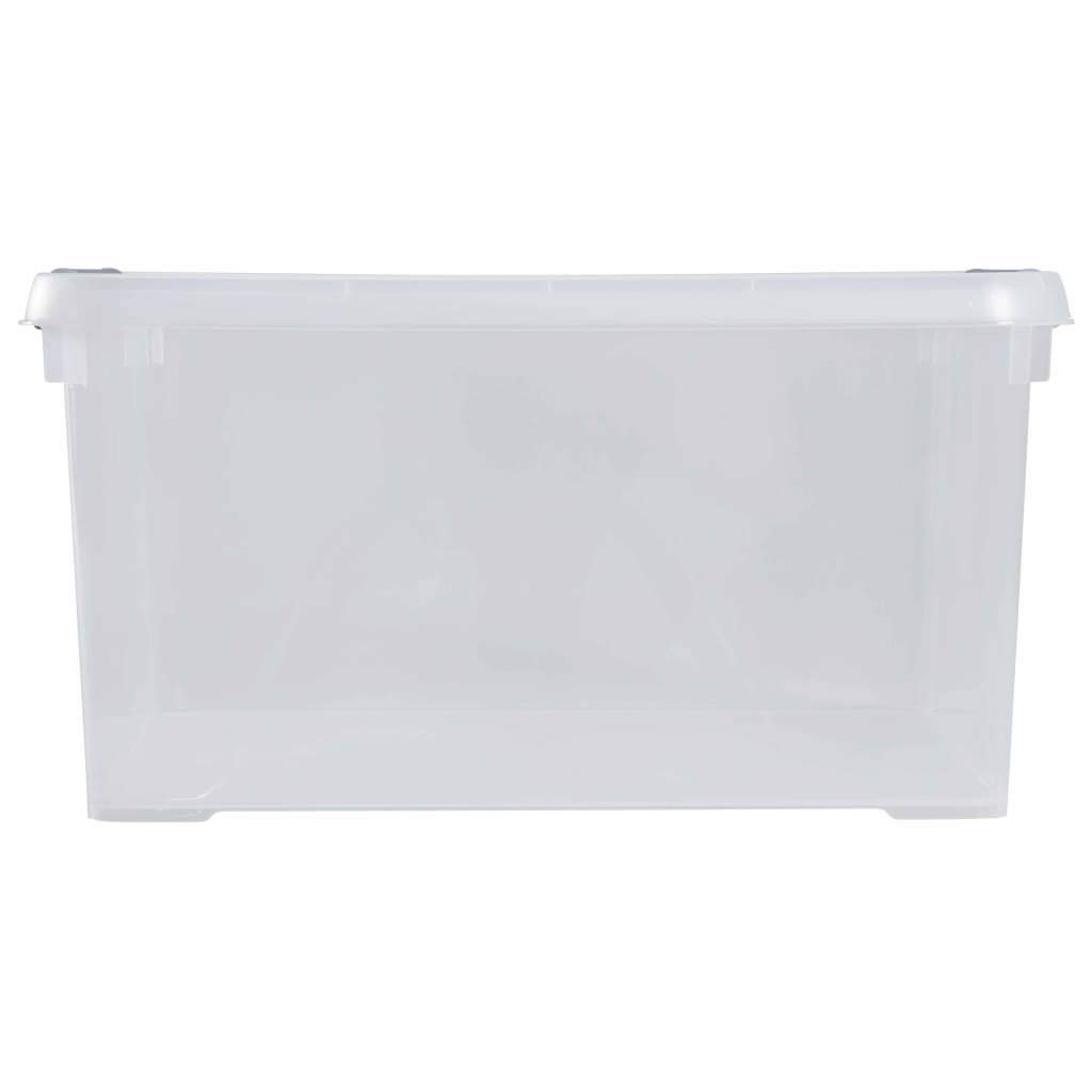 curver-handy-box-35l-aufbewahrungsbox-transparent-3er-set-stapelbar image 2