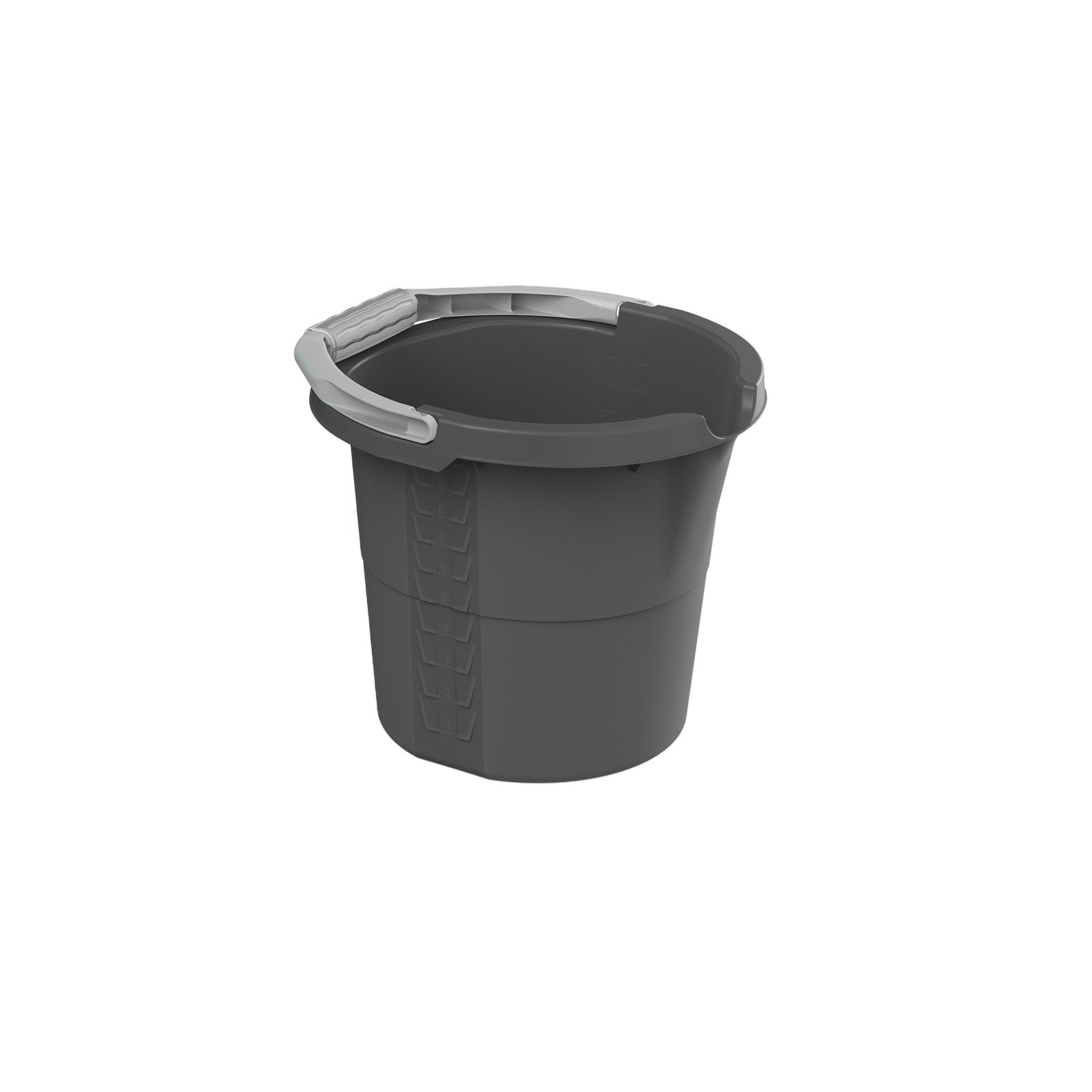 rotho-daily-skaleneimer-10l-anthrazit-eimer-mit-skala image 2