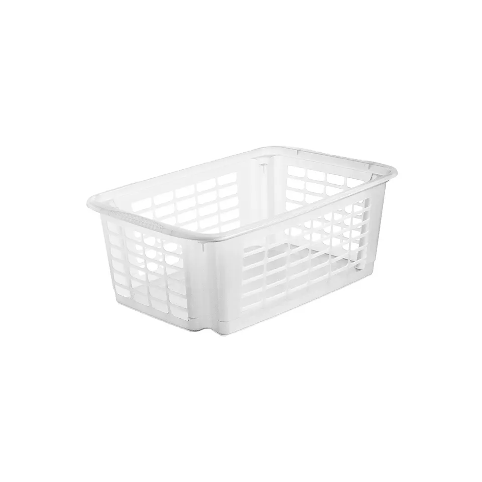 rotho-reverso-stapelkorb-18-l-transparent-stapelbar image 1