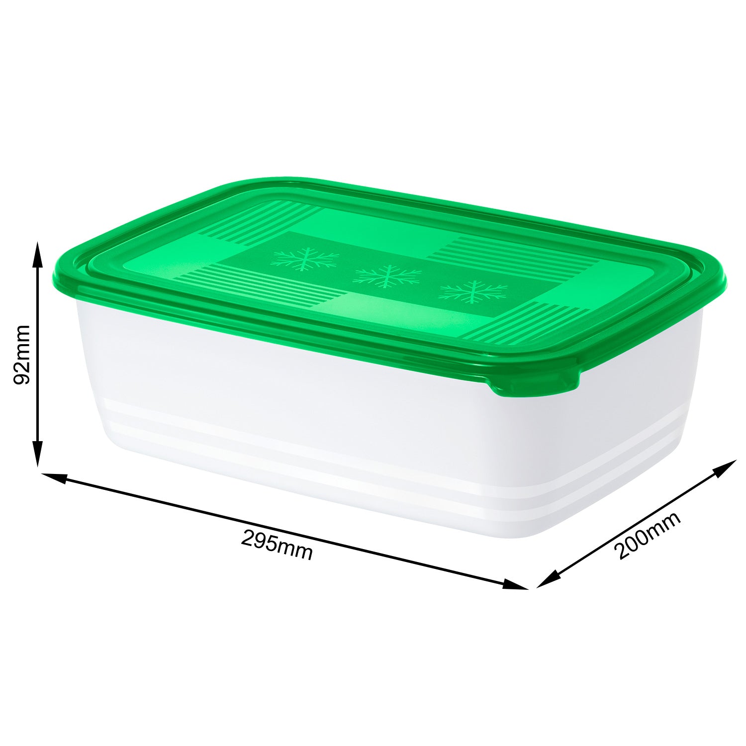 rotho-freeze-gefrierdose-3-7-l-transparent-eckig image 5