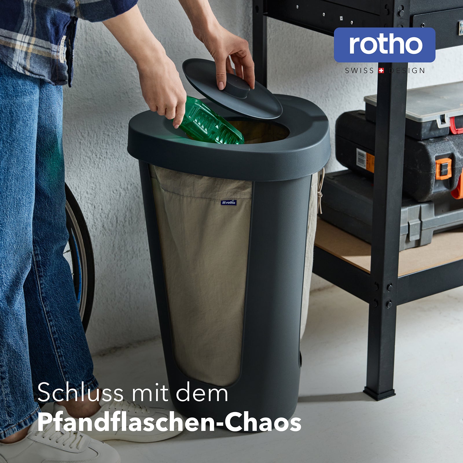 rotho-fabu-pfandflaschensammler-50-l-anthrazit-mit-beutel image 8