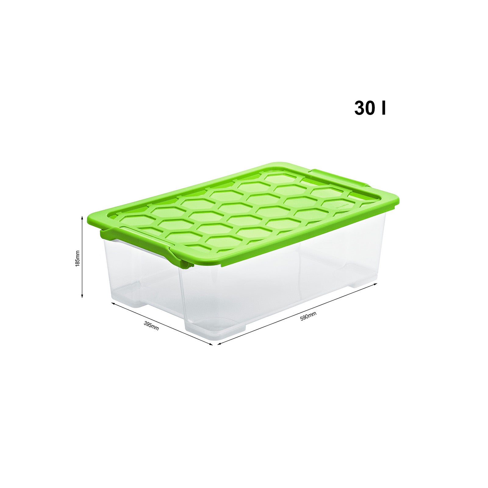 rotho-evo-safe-box-mit-deckel-30-l-transparent-lebensmittelecht image 6