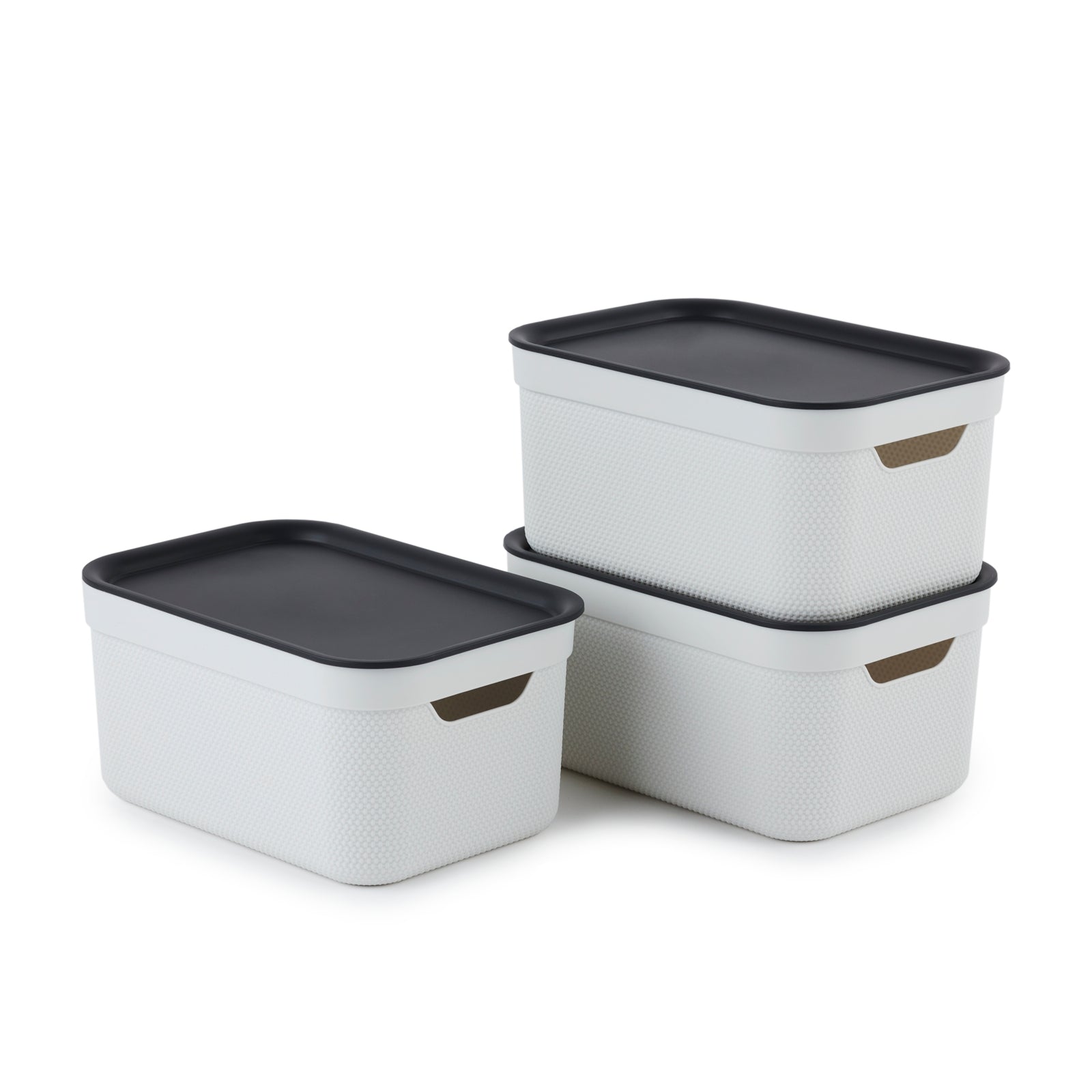 rotho-jive-deko-box-a5-3er-set-holzkohle-schwarz-deckel image 3