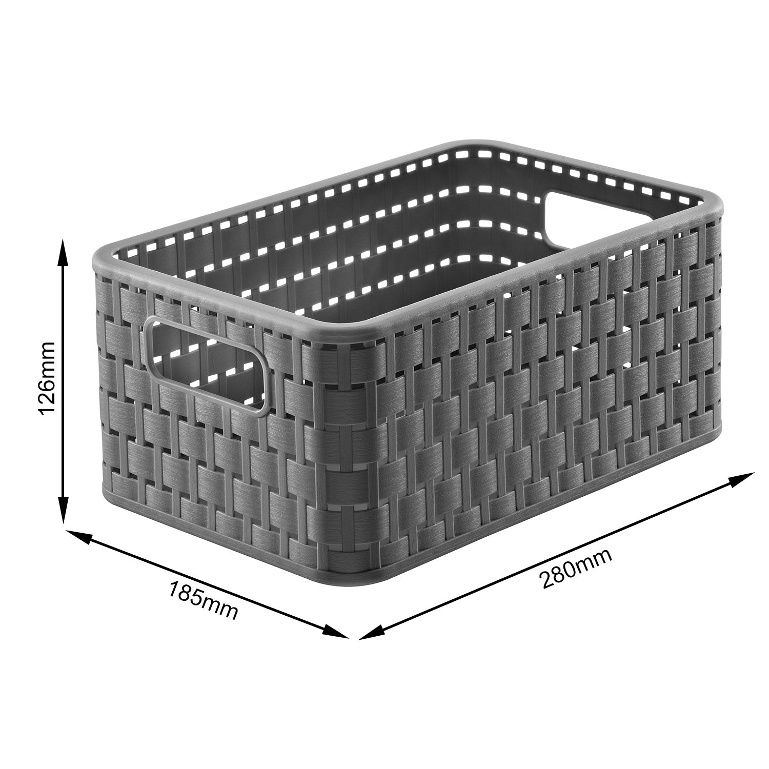rotho-country-korb-din-a5-6-l-weiss-3er-set-rattan image 8