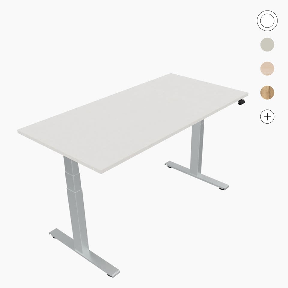 lento-cosinus-sitz-stehtisch-silber-160-200-cm-elektrisch image 1