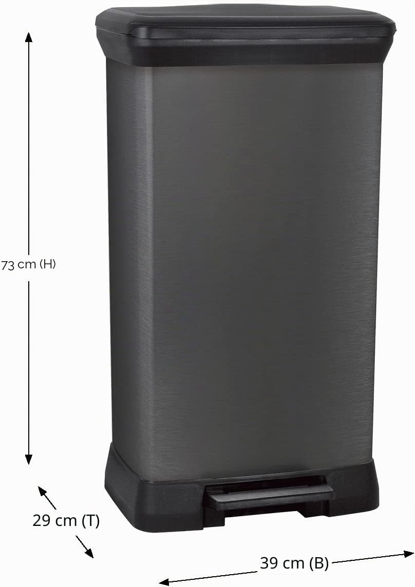 curver-decobin-metallic-m-lleimer-50l-schwarz-metallic-mit-pedal image 5