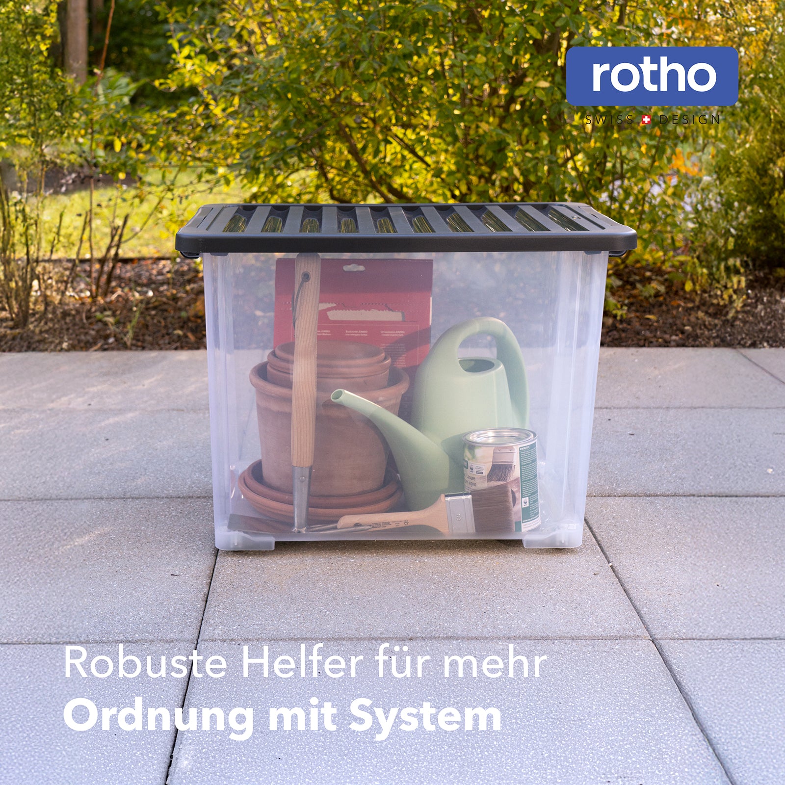 rotho-core-plus-aufbewahrungsbox-65-l-4er-set-schwarz image 2