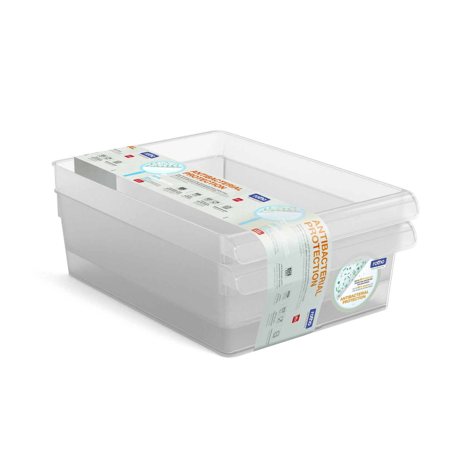 rotho-loft-k-hlschrankorganizer-3er-set-transparent image 1