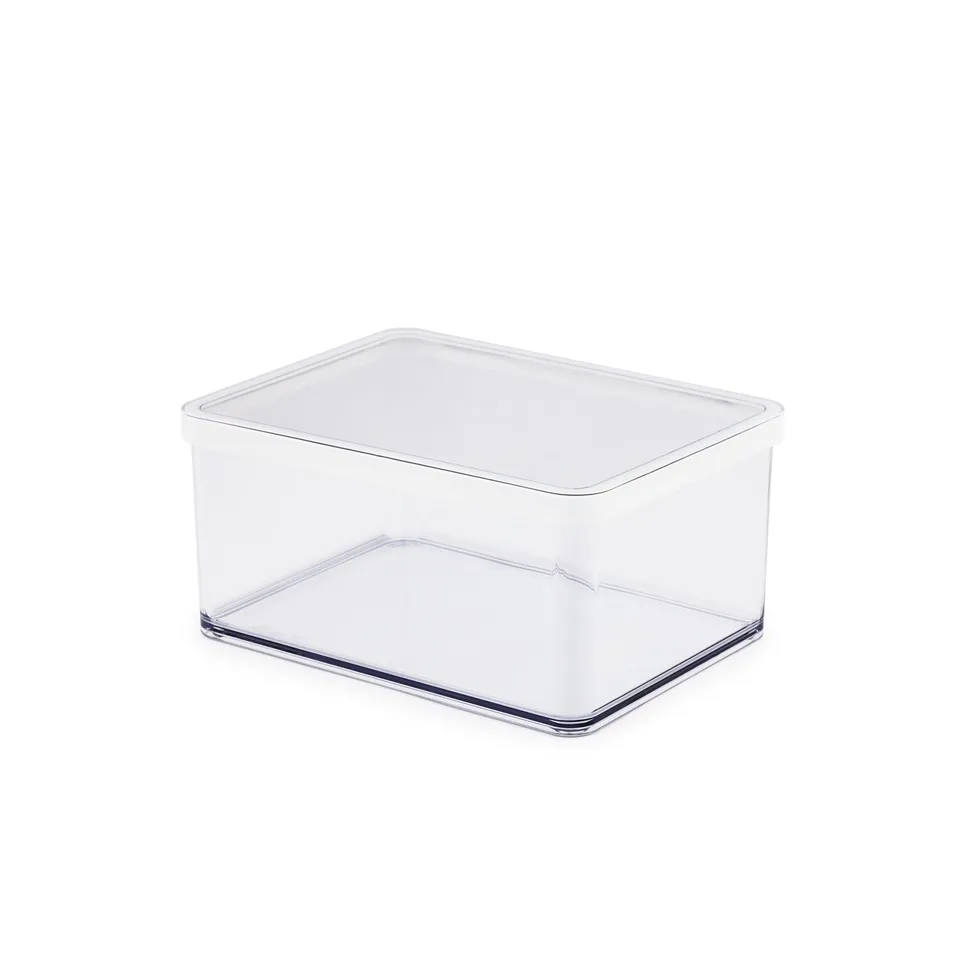 rotho-loft-vorratsdose-2-25l-transparent-rot-aromadicht image 1