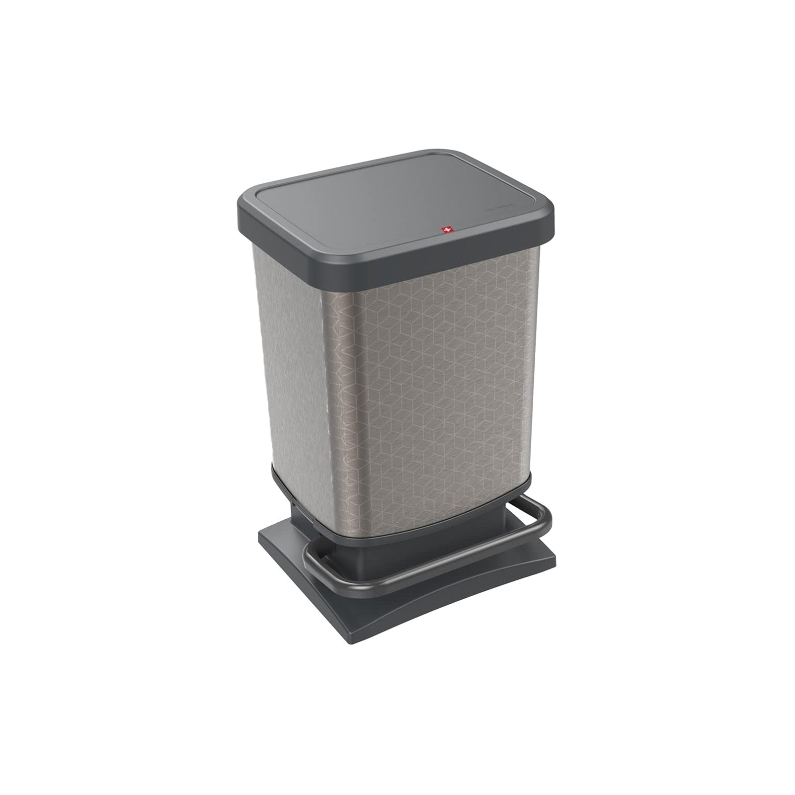 rotho-paso-treteimer-20-l-silber-metallic-mit-pedal image 3
