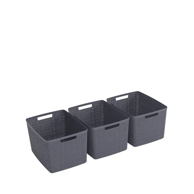 curver-jute-aufbewahrungsbox-20-l-deep-shadow-3er-set-recycling image 1