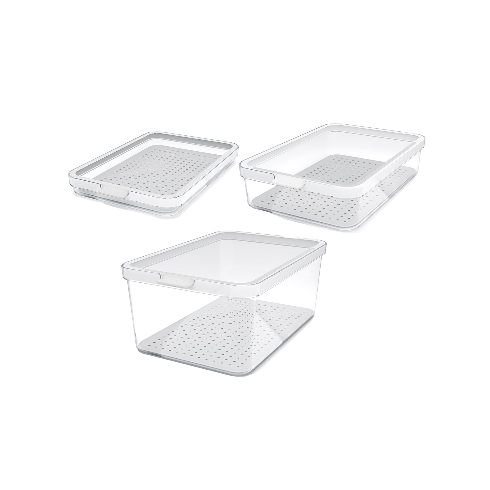 rotho-cauma-k-hlschrank-organizer-set-3tlg-transparent image 1