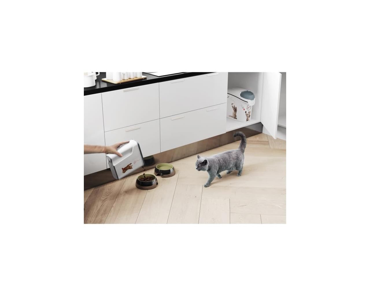 curver-pet-food-futterbeh-lter-10l-4kg-mit-schaufel-und-r-dern image 2