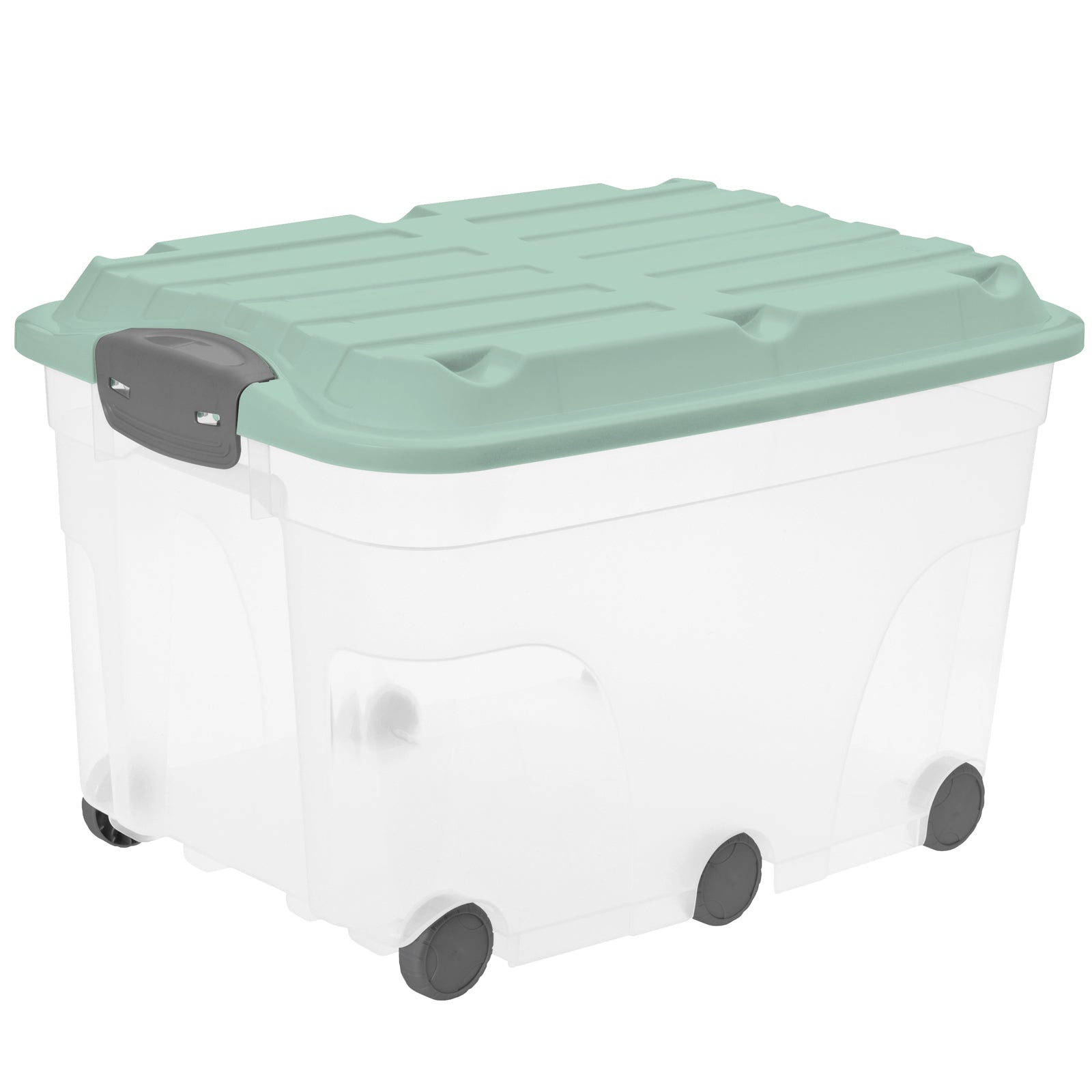 rotho-roller-6-rollbox-mit-deckel-57-l-anthrazit-stapelbar image 8