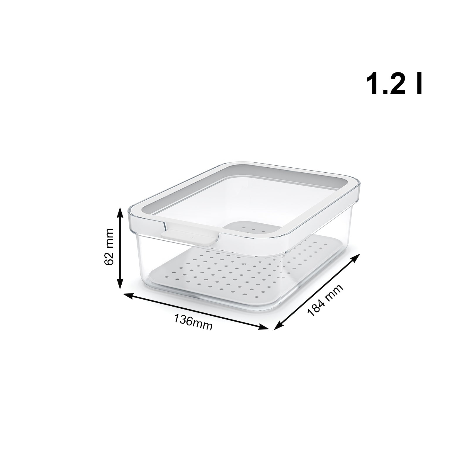 rotho-cauma-k-hlschrankbox-2er-set-transparent image 4