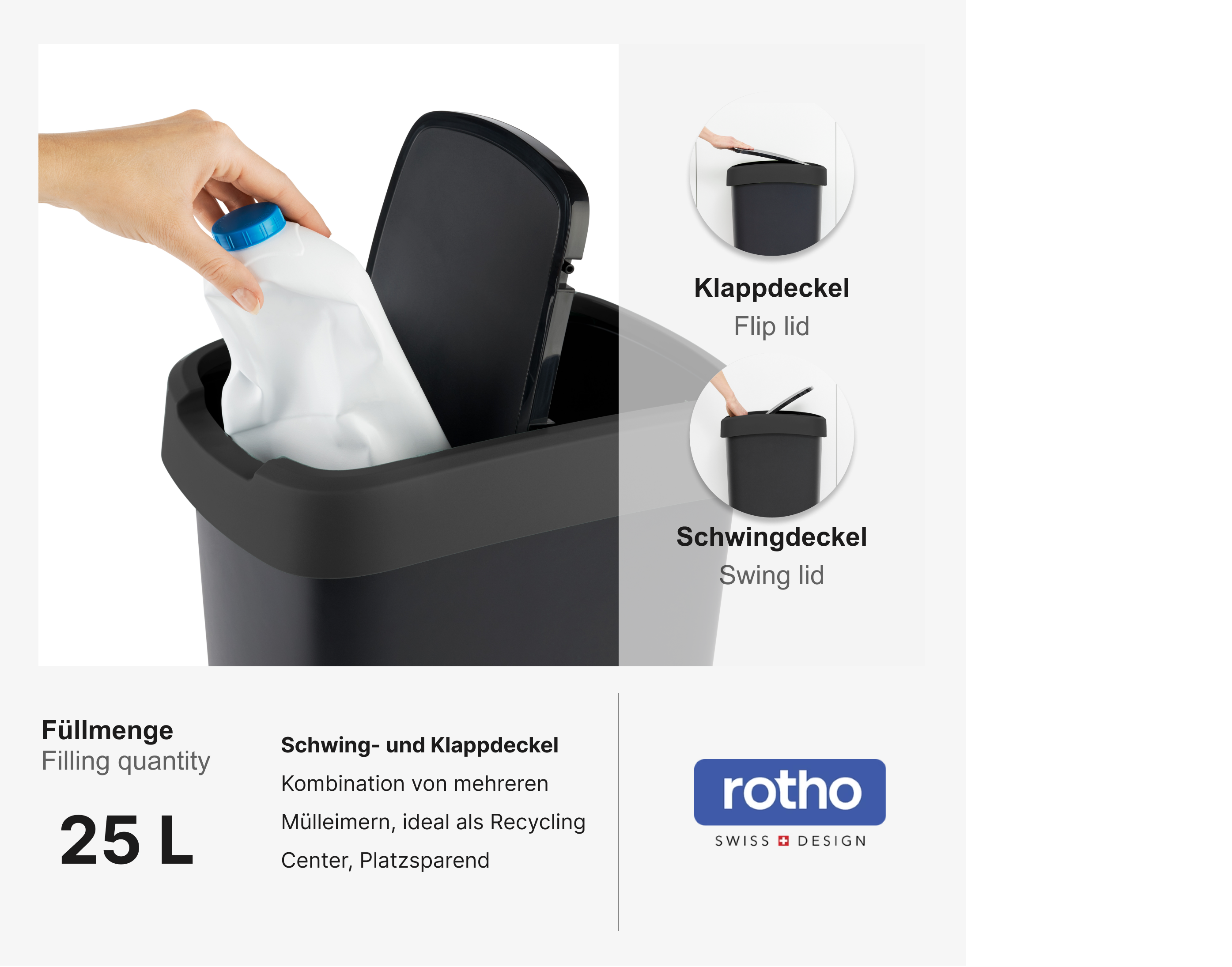 rotho-twist-swingeimer-25l-silber-metallic-m-lleimer-k-che image 6