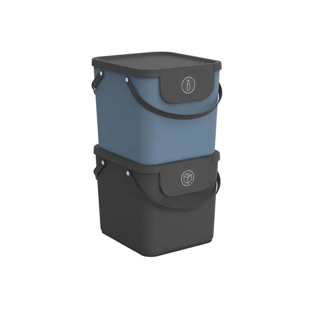 rotho-albula-m-llsystem-40l-2er-set-anthrazit-blau-stapelbar image 1