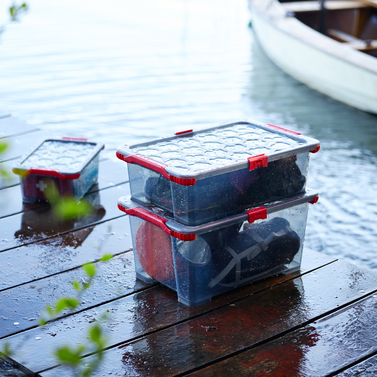 rotho-evo-total-aufbewahrungsbox-44-l-transparent-3er-set image 2