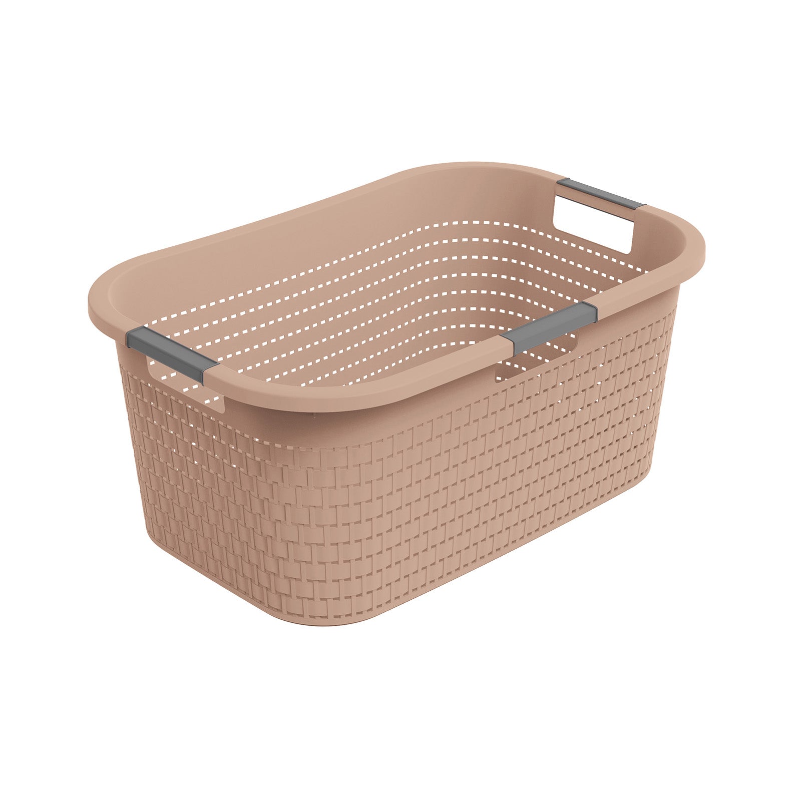 rotho-country-w-schekorb-40l-anthrazit-rattan-mit-griffen image 6