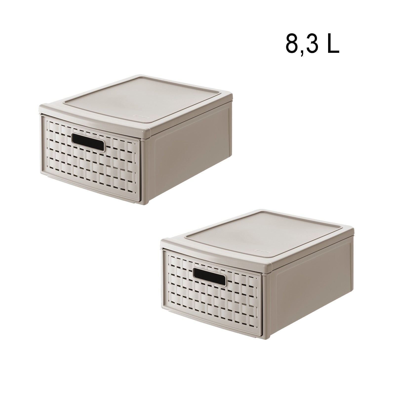 rotho-country-schubladenbox-8-3l-2er-anthrazit image 4