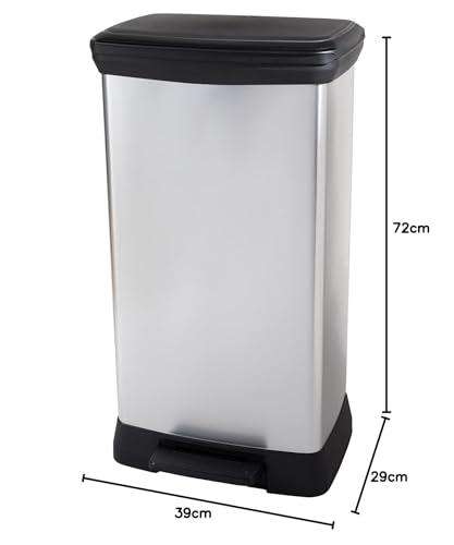 curver-deco-duo-pedaleimer-46l-silber-2x23l-m-lltrennung image 6