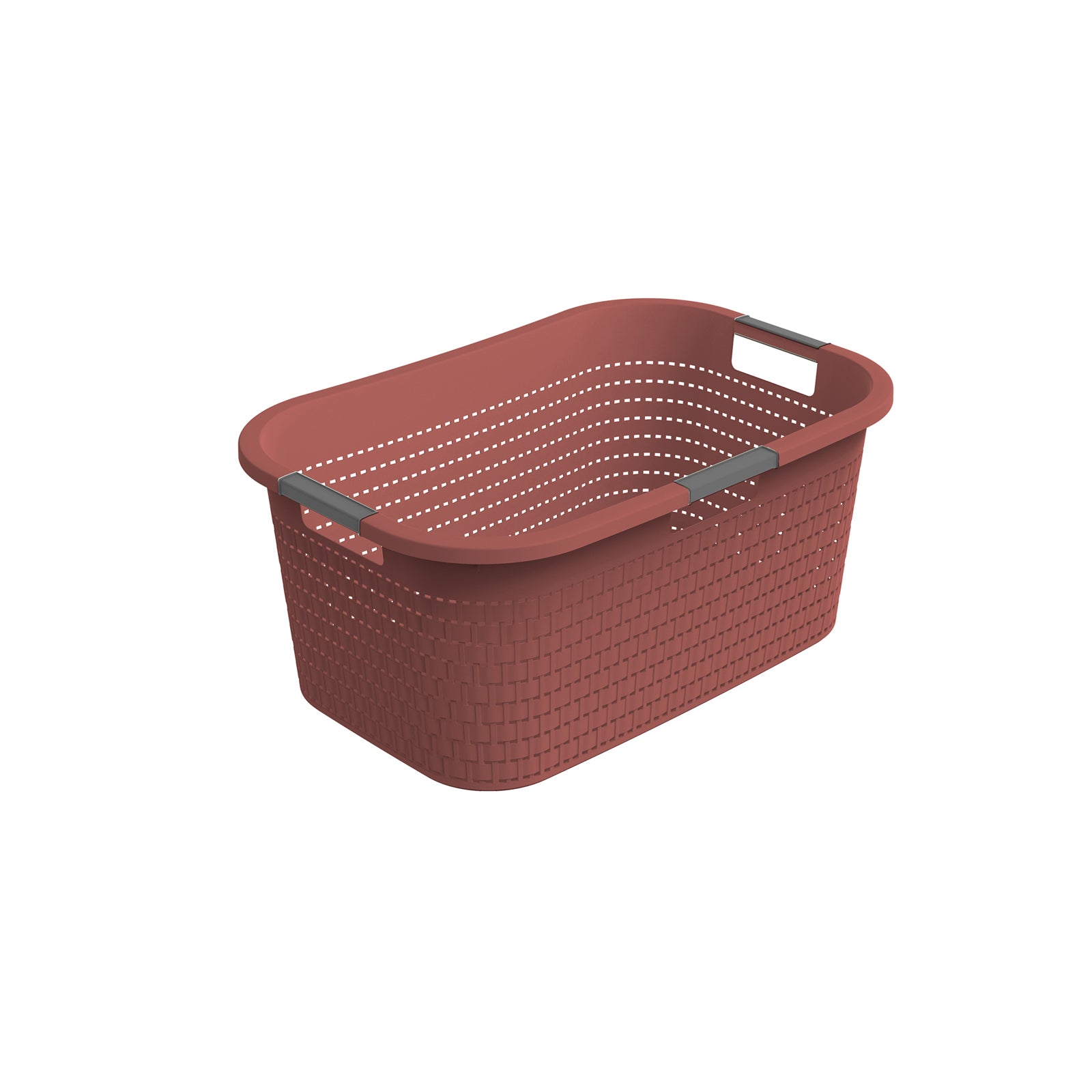 rotho-country-w-schekorb-40l-anthrazit-rattan-mit-griffen image 4