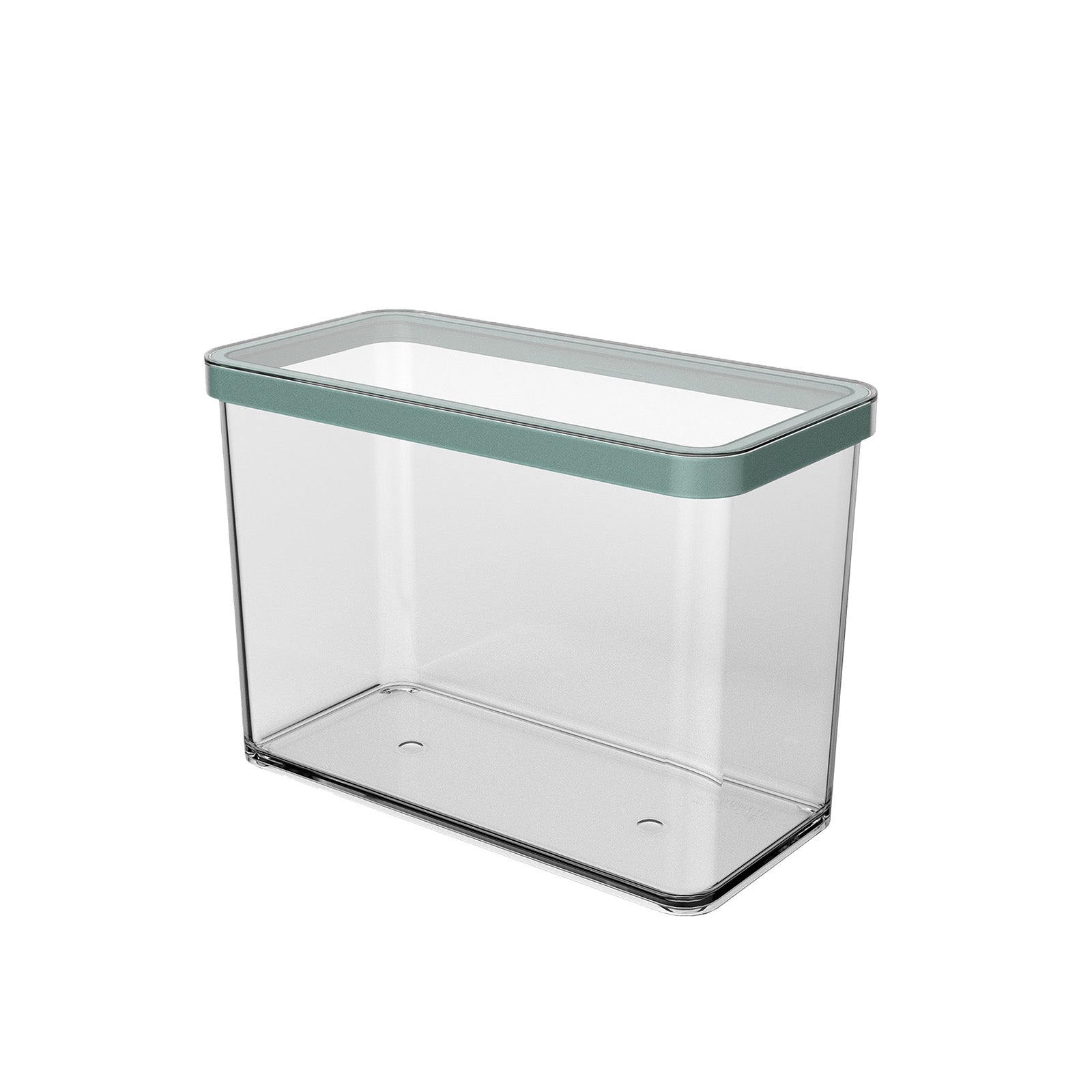 rotho-loft-premium-dose-2-1-l-vorratsdose-transparent-rot-rechteckig image 6