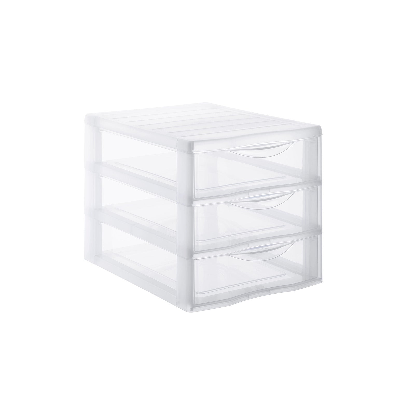 rotho-orgamix-schubladenbox-a4-3-sch-be-transparent-stapelbar image 1