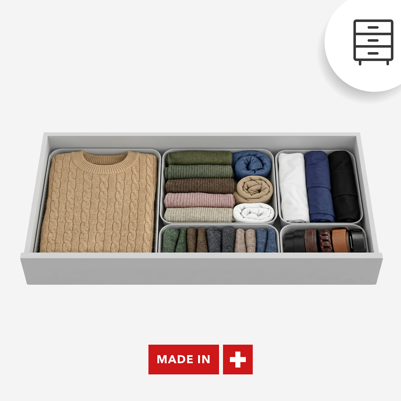 rotho-wop-organizer-starter-set-5-tlg-wei-schublade image 2