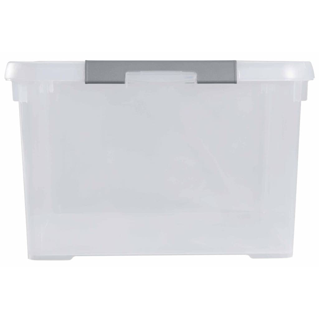 curver-handy-box-35l-aufbewahrungsbox-transparent-3er-set-stapelbar image 3