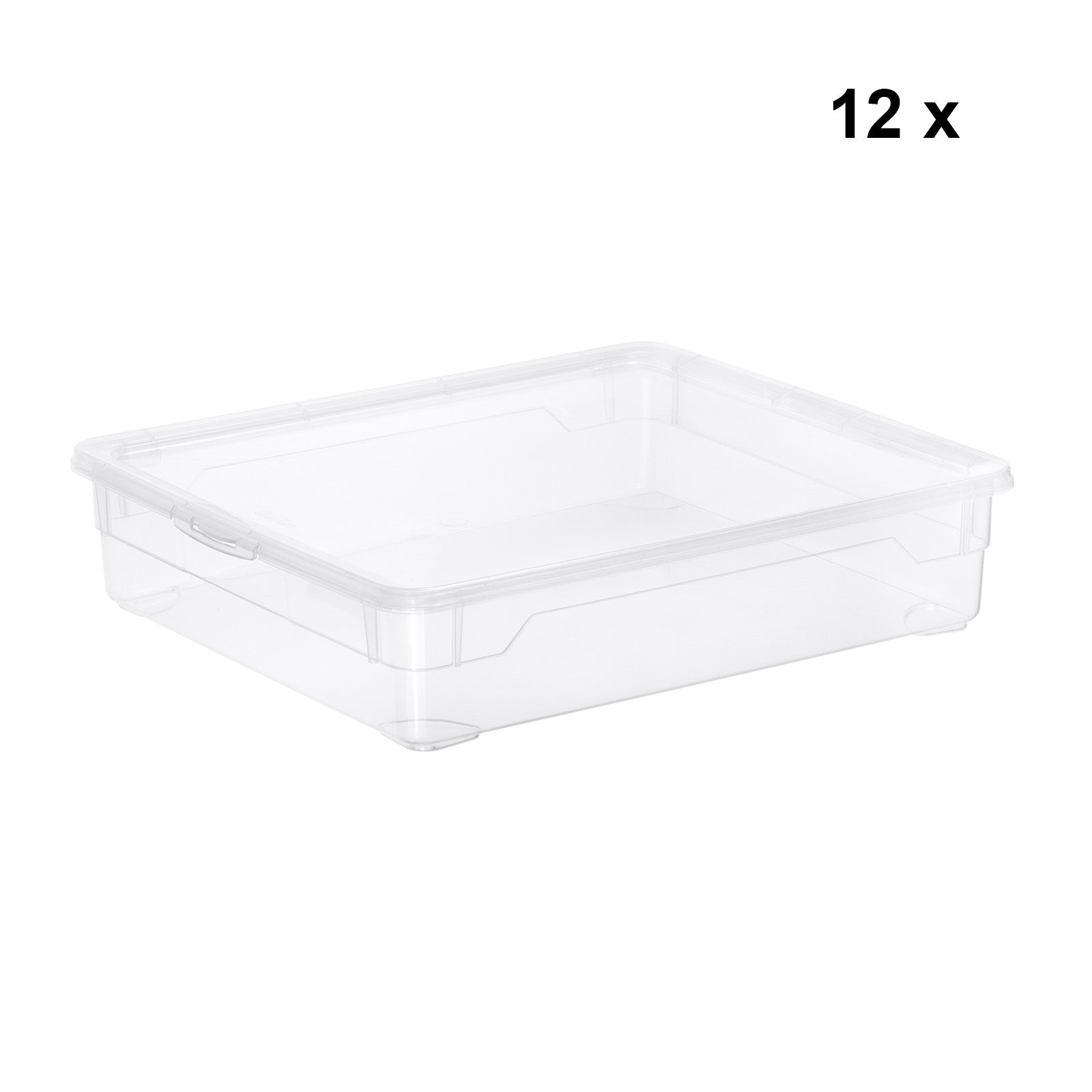 rotho-clear-aufbewahrungsbox-9-l-3er-set-transparent image 2