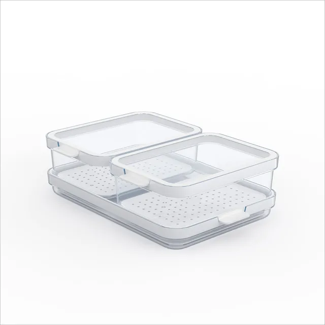 rotho-cauma-k-hlschrank-organizer-3tlg-set-stapelbar-bpa-frei image 1