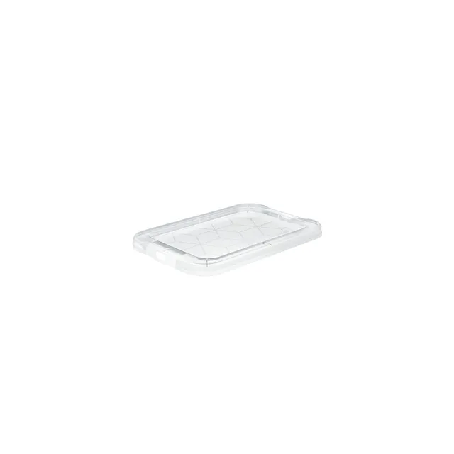 rotho-evo-easy-deckel-1-2-l-box-transparent-stapelbar image 1