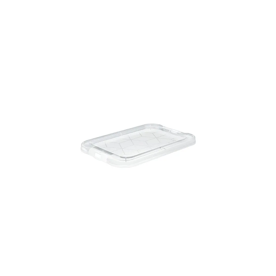 rotho-evo-easy-deckel-1-2-l-box-transparent-stapelbar image 1