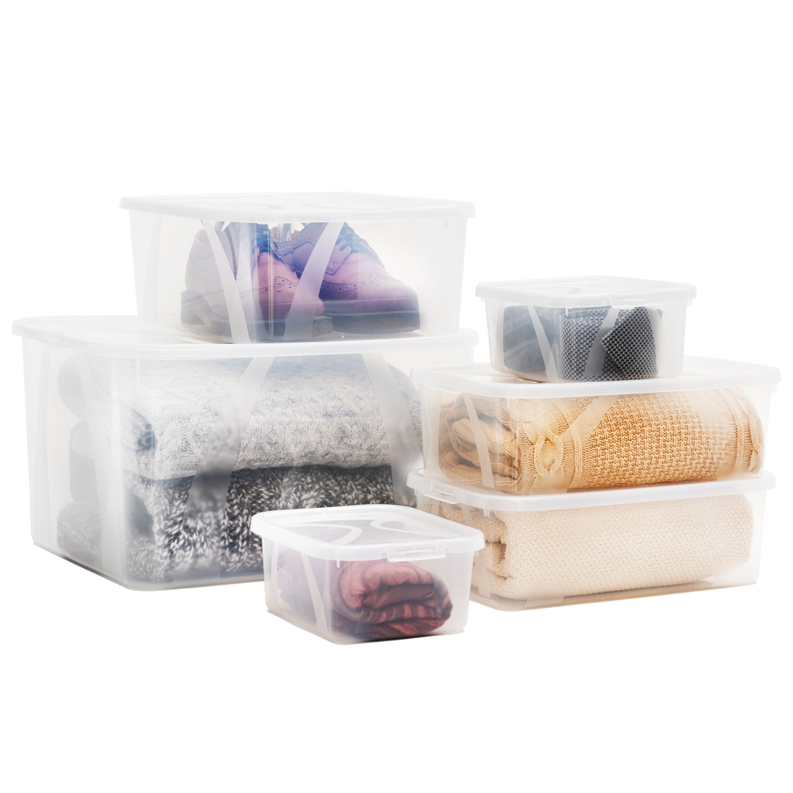 rotho-lona-box-12-l-mit-deckel-aufbewahrungsbox-transparent image 2