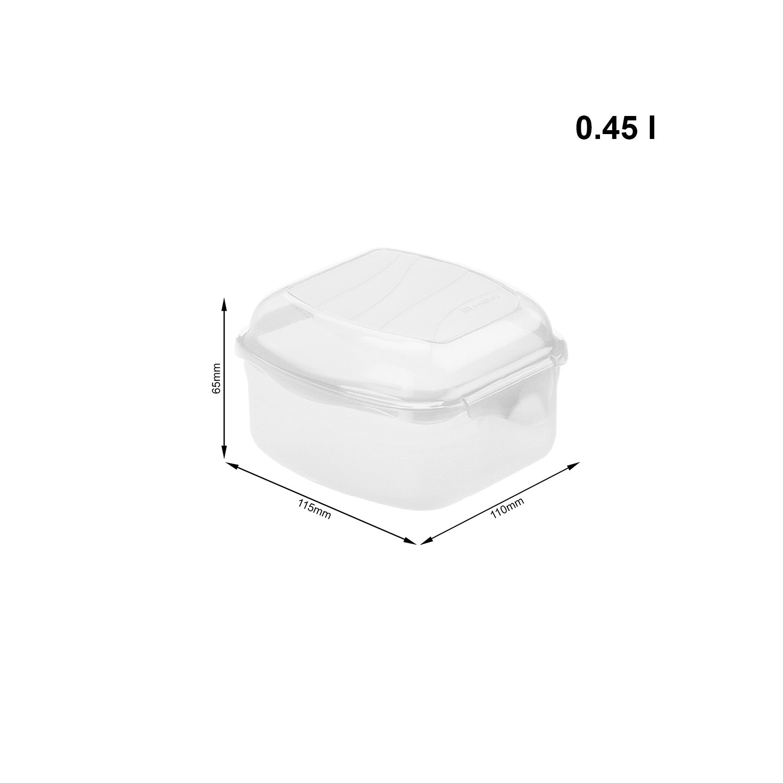 rotho-fun-funbox-lunchbox-0-45l-transparent-lebensmittelecht image 4