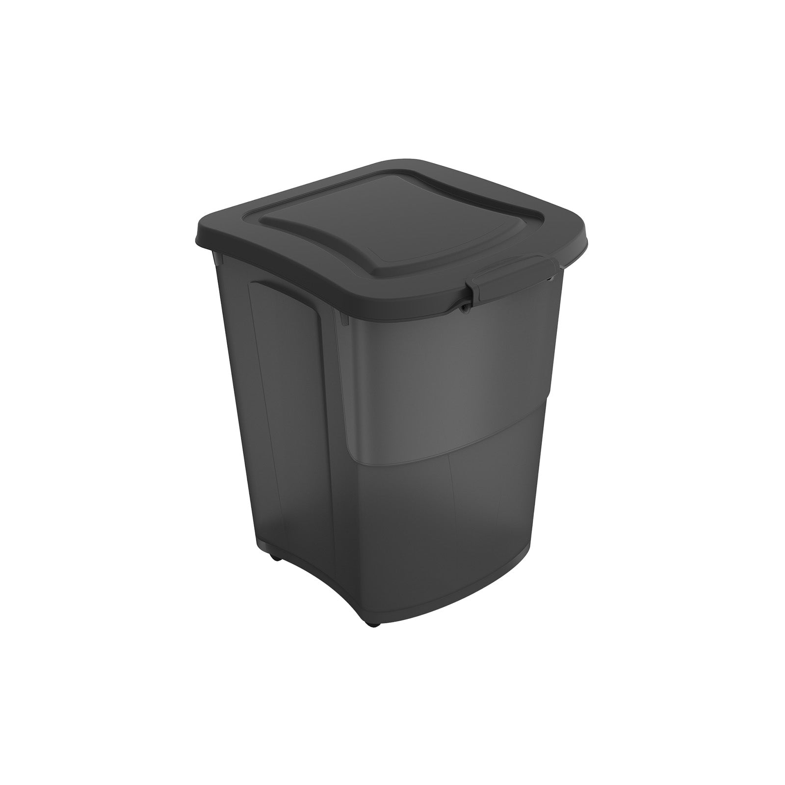 rotho-archie-tierfutterbeh-lter-38-l-anthrazit-luftdicht-mit-rollen image 4