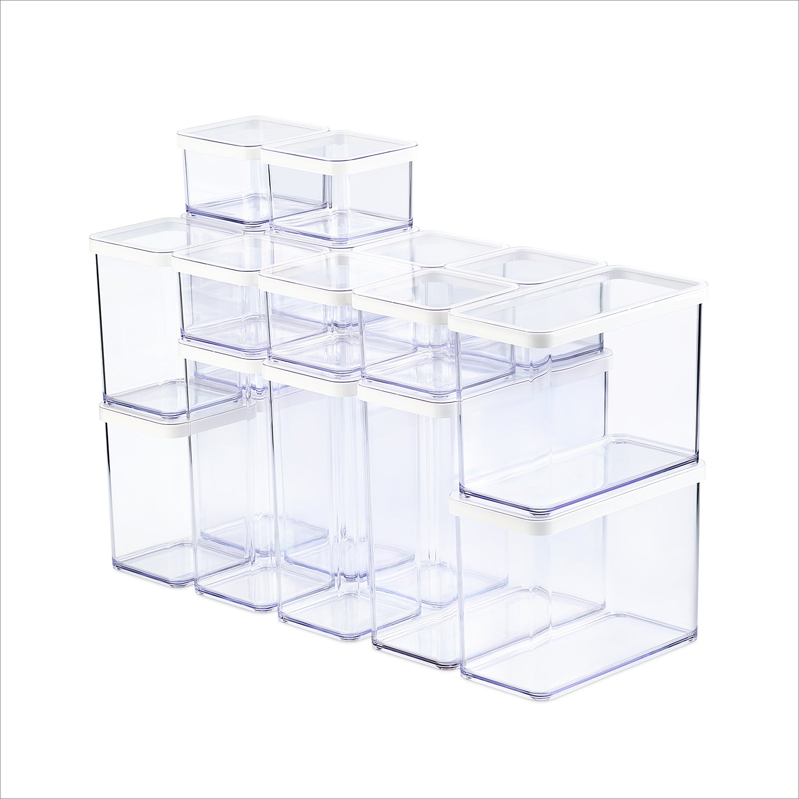 rotho-loft-set-premium-dosen-19-tlg-vorratsdosen-transparent-wei-luftdicht image 7